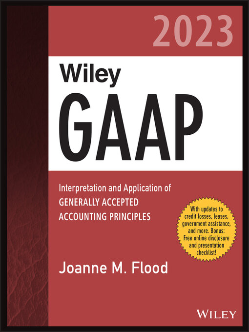 Title details for Wiley GAAP 2023 by Joanne M. Flood - Available